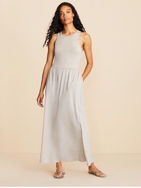 Loft - Lou & Grey Wanderweave Cutout Midi Dress